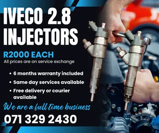Iveco 2.8 Injectors For Sale With Warranty