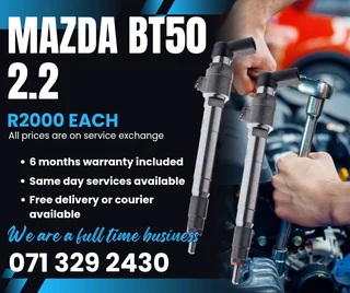 Mazda Bt50 2.2 Diesel Injectors For Sale With Warranty