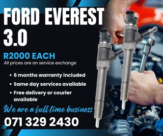 Ford Everest 3.0 Diesel Injectors For Sale With Warranty