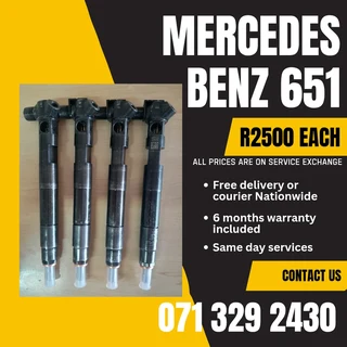 Mercedes Benz Sprinter 651 Diesel Injectors For Sale With Warranty