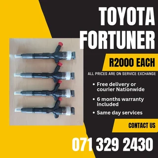 Toyota Fortuner Diesel Injectors For Sale With Warranty
