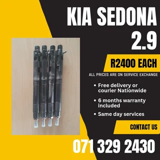 Kia Sedona 2.9 Injectors For Sale With Warranty On