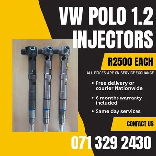 Vw Polo 1.2 Diesel Injectors For Sale With Warranty