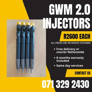 Gwm Steed 2.0 Injectors For Sale With Warranty