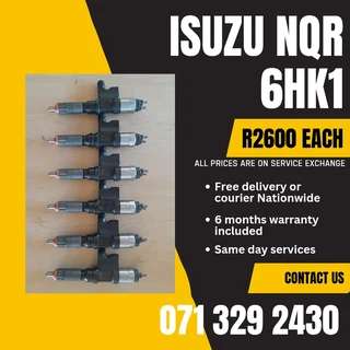 Isuzu Nqr 6hk1 Truck Diesel Injectors For Sale With Warranty