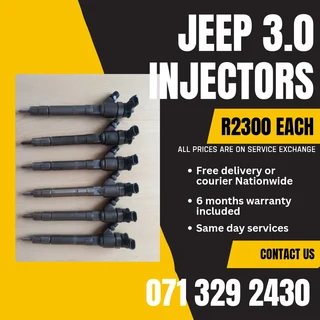 Jeep Grand Cherokee 3.0 Injectors For Sale With Warranty