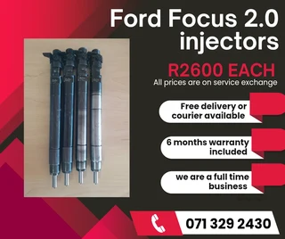 Ford Focus 2.0 Injectors For Sale With Warranty
