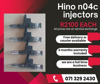 Hino N04c Injectors For Sale With Warranty