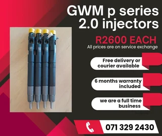 Gwm P Series 2.0 Injectors For Sale With Warranty