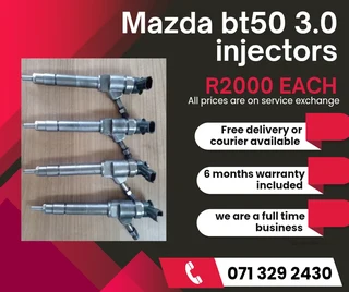 Mazda Bt50 3.0 Diesel Injectors For Sale With Warranty