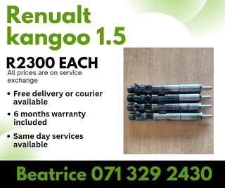 Renualt Kangoo 1.5 Diesel Injectors For Sale With Warranty