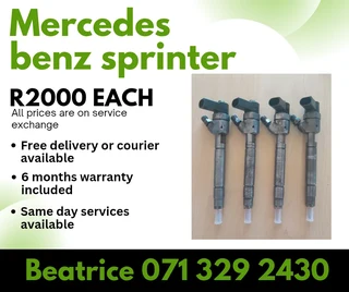 Mercedes Benz Sprinter Injectors For Sale With Warranty