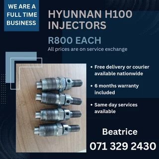 Hyundai H100 Diesel Injectors For Sale With Warranty