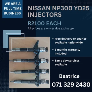 Nissan Np300 Yd25 Diesel Injectors For Sale With Warranty