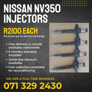 Nissan Nv350 Injectors For Sale With Warranty On