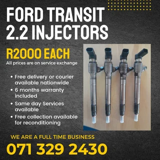 Ford Transit 2.2 Diesel Injectors For Sale With Warranty