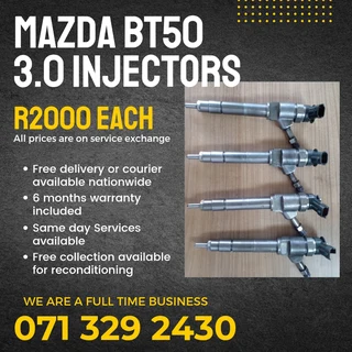 Mazda Bt50 3.0 Diesel Injectors For Sale With Warranty