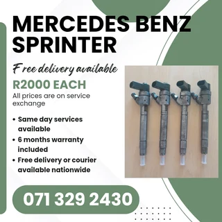 Mercedes Benz Sprinter Injectors For Sale With Warranty On