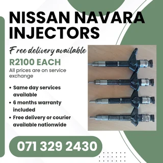 Nissan Navara 2.5 Diesel Injectors For Sale With Warranty