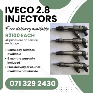 Iveco 2.8 Injectors For Sale With Warranty