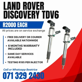 Land Rover Discovery Tdv6 Diesel Injectors For Sale With Warranty