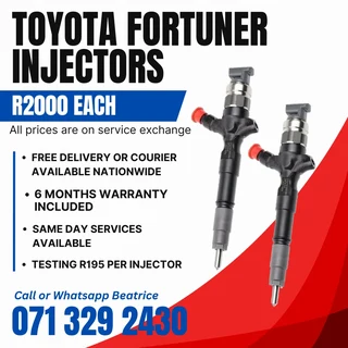 Toyota Fortuner Diesel Injectors For Sale With Warranty
