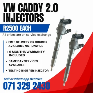 Vw Caddy 2.0 Injectors For Sale With Warranty