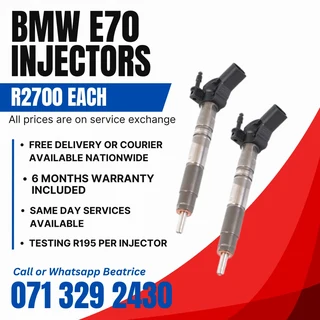 Bmw E70 Injectors For Sale With Warranty