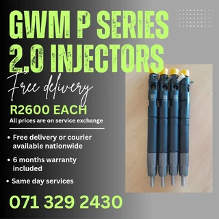 Gwm P Series 2.0 Injectors For Sale With Warranty