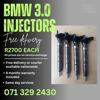 Bmw 3.0 Injectors For Sale With Warranty