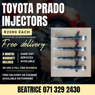 Toyota Prado Diesel Injectors For Sale With Warranty