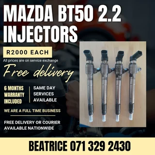 Mazda Bt50 2.2 Diesel Injectors For Sale With Warranty