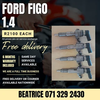 Ford Figo 1.4 Diesel Injectors For Sale With Warranty