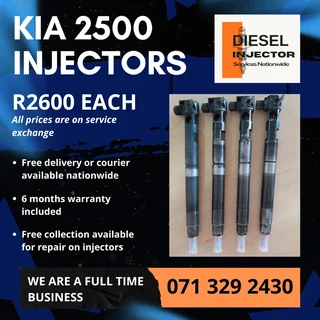 Kia 2500 Injectors For Sale With Warranty On