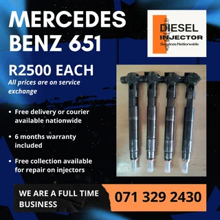 Mercedes Benz 651 Injectors For Sale With Warranty