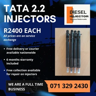 Tata 2.2 Injectors For Sale With Warranty