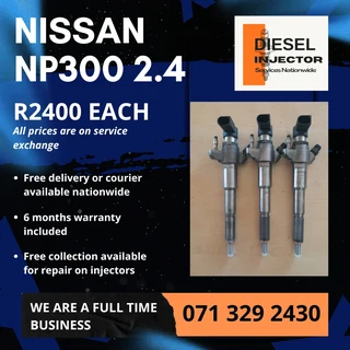 Nissan Np300 2.4 Diesel Injectors For Sale With Warranty