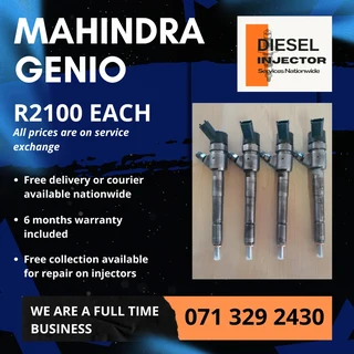 Mahindra Genio Diesel Injectors For Sale With Warranty