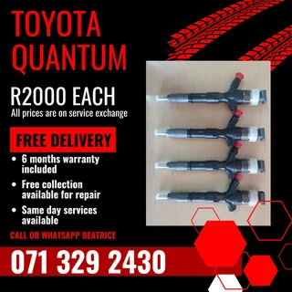 Toyota Quantum Diesel Injectors For Sale With Warranty
