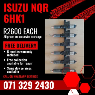 Isuzu Nqr 6hk1 Injectors For Sale With Warranty