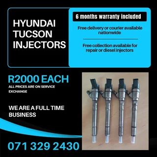 Hyundai Tucson Diesel Injectors For Sale With Warranty