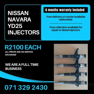 Nissan Navara Yd25 Injectors For Sale With Warranty