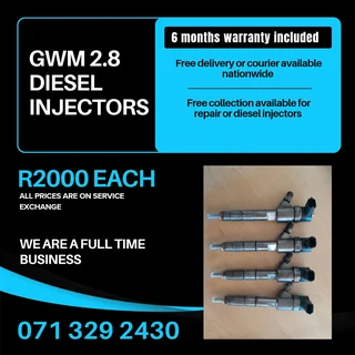 Gwm 2.8 Injectors For Sale With Warranty