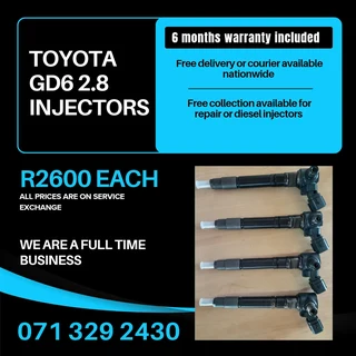 Toyota Gd6 2.8 Diesel Injectors For Sale With Warranty