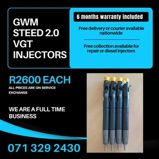 Gwm Steed 2.0 Vgt Injectors For Sale With Warranty