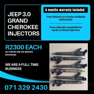 Jeep Grand Cherokee 3.0 Injectors For Sale With Warranty