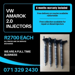 Vw Amarok 2.0 Injectors For Sale With Warranty