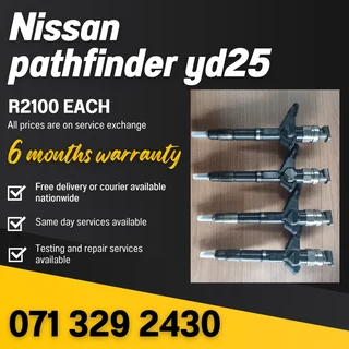 NISSAN PATHFINDER YD25 INJECTORS FOR SALE WITH WARRANTY