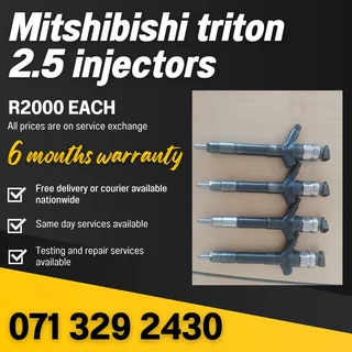 Mitsubishi Triton 2.5 Injectors For Sale With Warranty