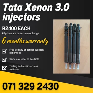 Tata Xenon 3.0 Injectors For Sale With Warranty